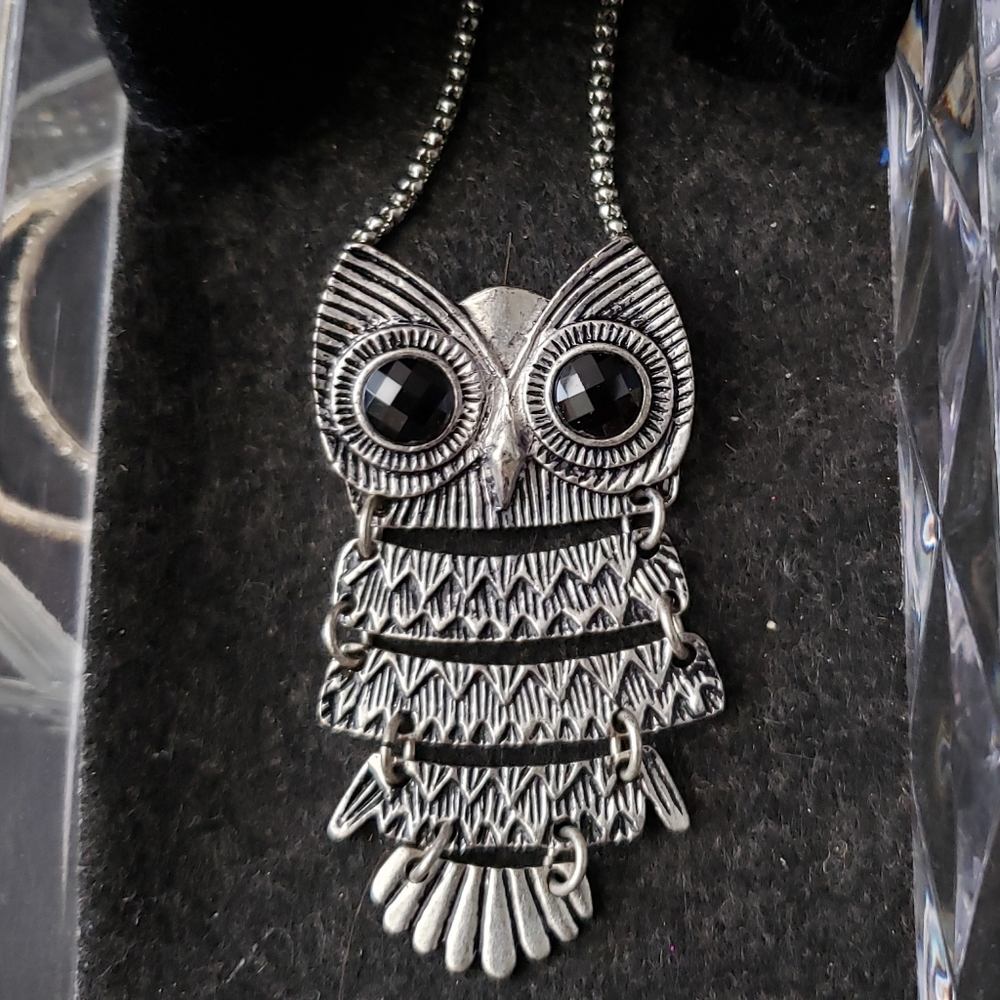 OWL 🦉  Necklace  SILVER